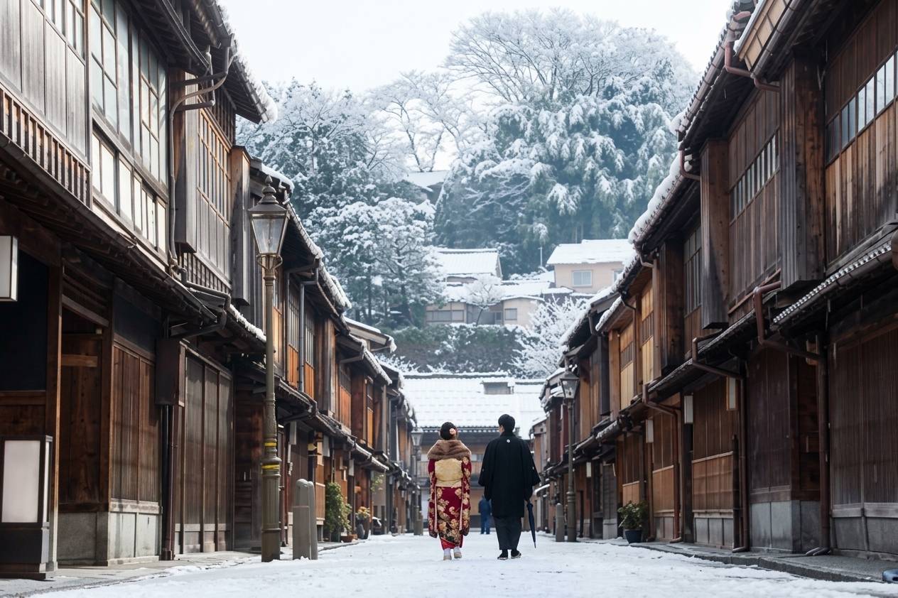 名古屋-金澤賞雪二天(新高穗雙層式高空纜車體驗、白川鄉、兼六園、近江町市場) KNT-02F