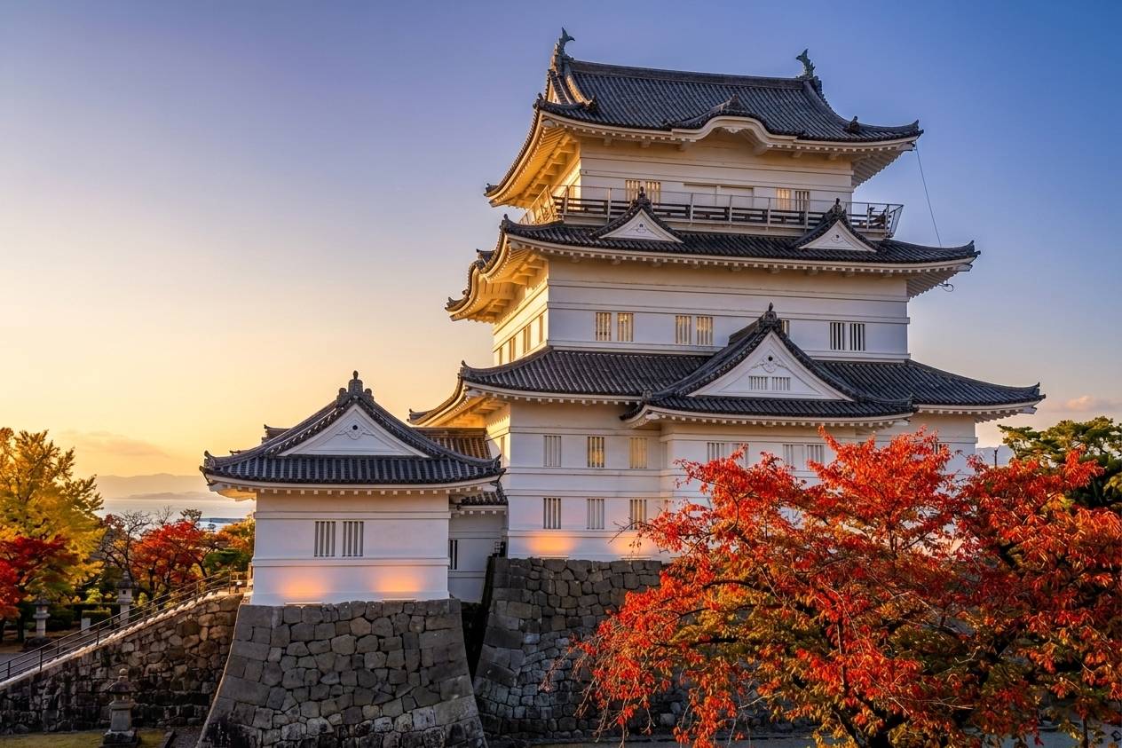 熱海花火、紅葉、溫泉二天團【保証入住熱海溫泉酒店- 豐富自助餐、紅葉名所修善寺-竹林、鐮倉鹤岡八幡宫、小田原城址紅葉公園】(KTH-02A)