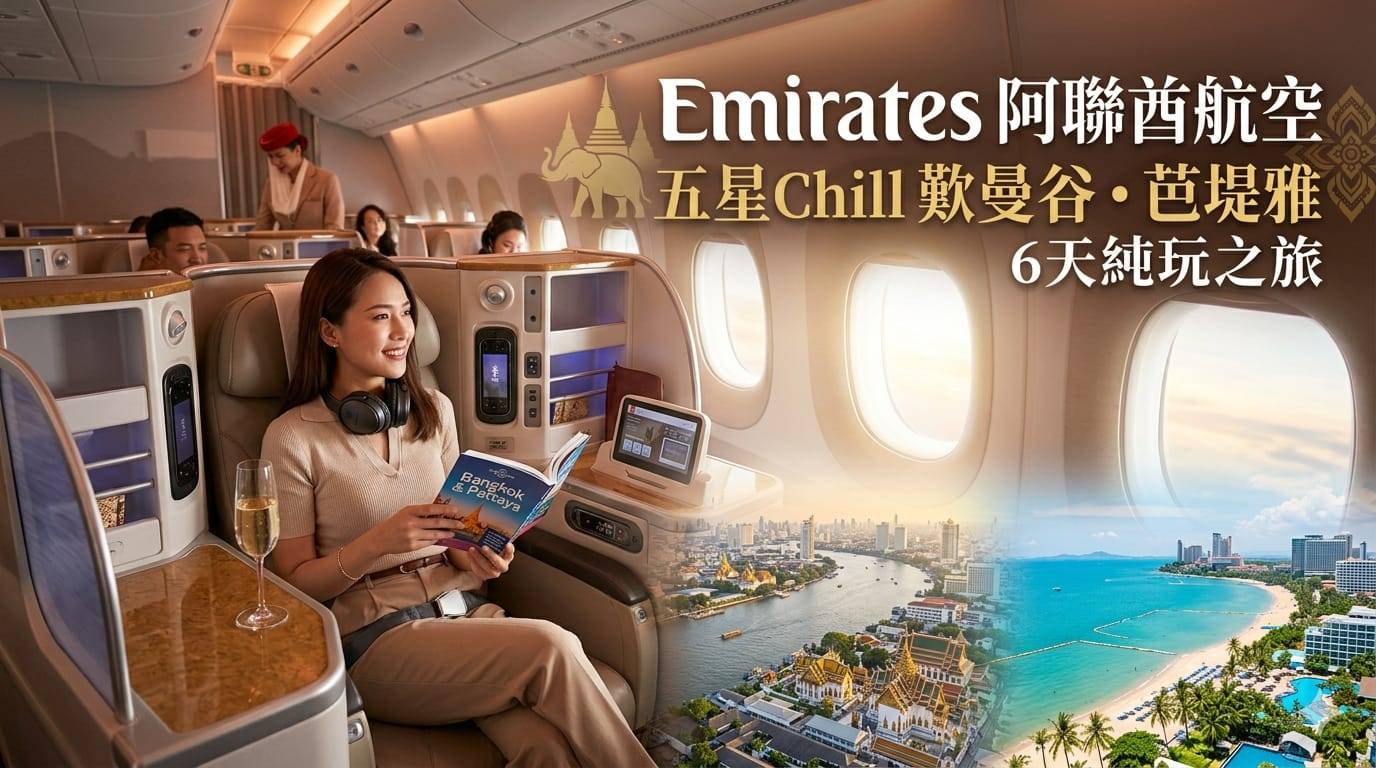(團號 : SWEK-06) 泰非凡之旅2026 < 5星 Chill歎曼谷 + 芭堤雅> 純玩6天之旅 Starway Fans 專享