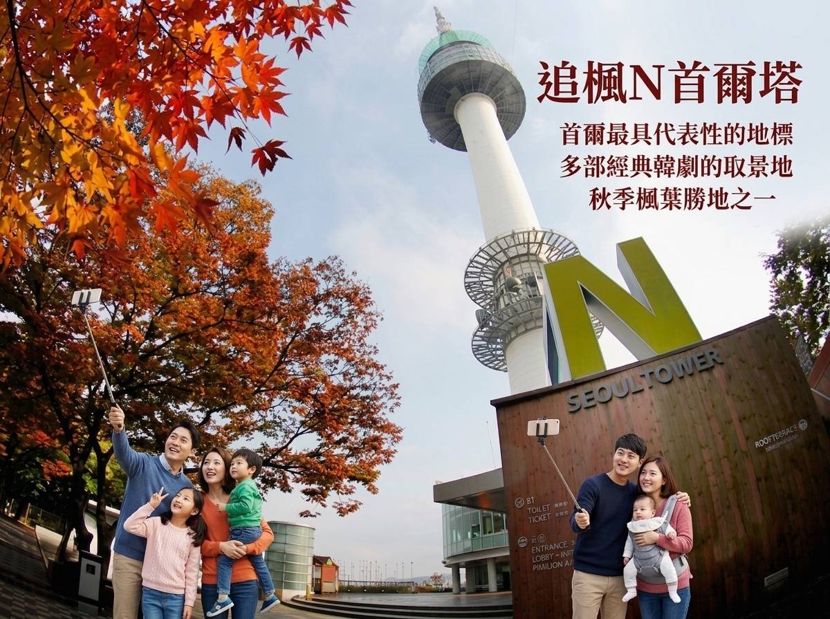 (團號 : HT-01) <一人成團,買一送一> - 踩進秋詩篇篇 【和談林紅葉毯＋南山塔心願鎖 美食一天團】